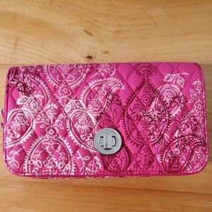 Vera Bradley Stamped Paisley Turnlock Crossbody